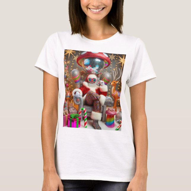 Camiseta Design de T-shirt festiva brilhante (Frente)