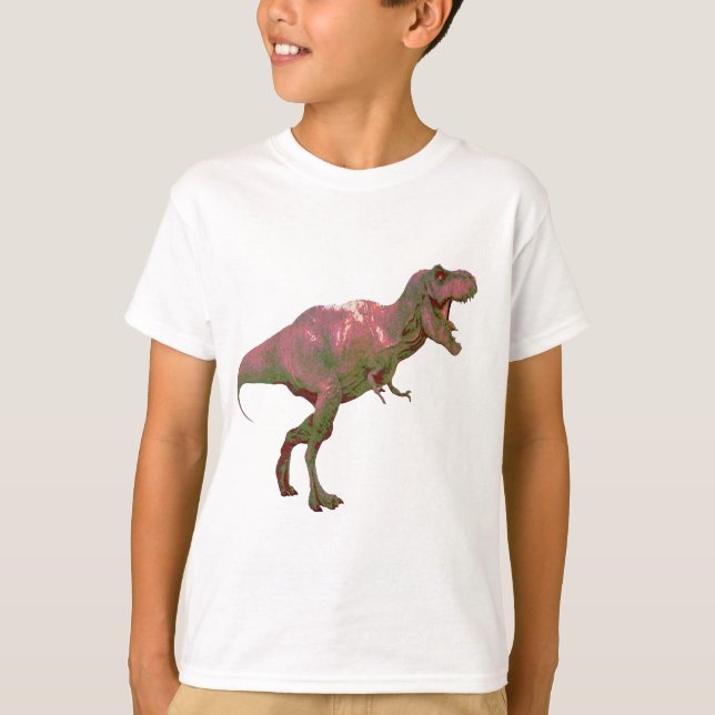 Camiseta design de t-shirt gráfica de dinossauros T-Rex par (Frente)