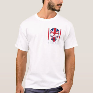 Camiseta Design de T-Shirt Gráfico de União Jack Skull