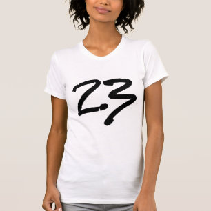 Camiseta Design de t-shirt número 23 bonito