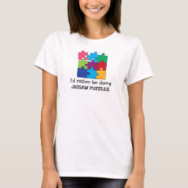 Camiseta Design de T-Shirt Quebra-cabeça de serra