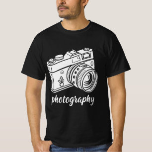 Camiseta Design de t-shirt única para fotografia