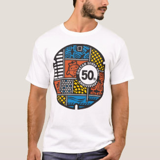 Camiseta Design de Tampa de Esgoto de Okinawa
