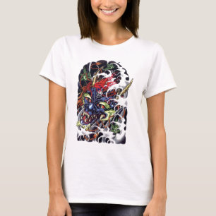 Camiseta Design de tatuagem Oni & Maple