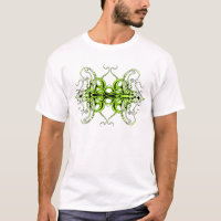 Design de Tatuagem Tribal Personalizada Verde