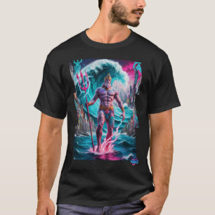 Camiseta Design de tempestade de Poseidon H2O místico