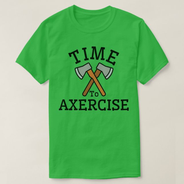 Camiseta Design de Tempo para Axercise para Lumberjacks (Frente do Design)