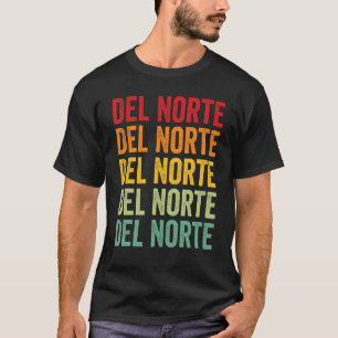 Camiseta Design de texto Arco-Íris do Condado de Del Norte