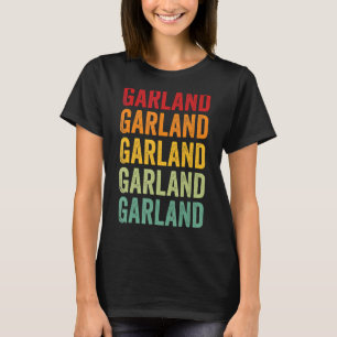 Camiseta Design de texto Arco-íris do Condado de Garland
