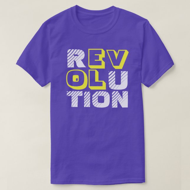 CAMISETA DESIGN DE TEXTO DA REVOLUÇÃO DO AMOR (Frente do Design)
