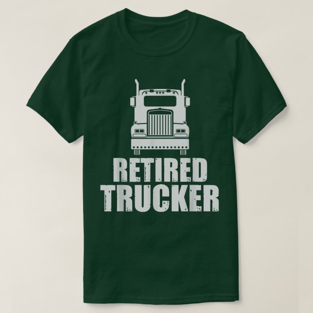 Camiseta Design de texto de Driver de Cotação de Caminhão A (Frente do Design)