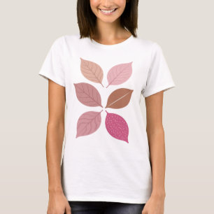 Camiseta Design de texto de FOLHAS de OUTONO Prateado Diver