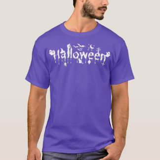 Camiseta Design de texto de Halloween