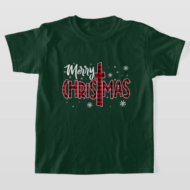 Camiseta Design de Texto de Natal Feliz (Postura )