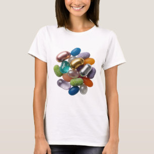 Camiseta Design de texto em prata atraente de ursinhos de g