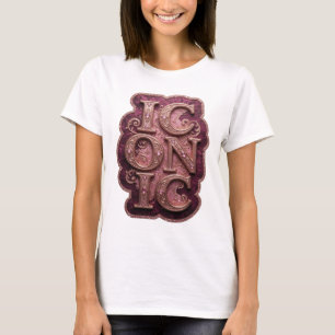 Camiseta Design de Texto ICONIC Fresh Gold