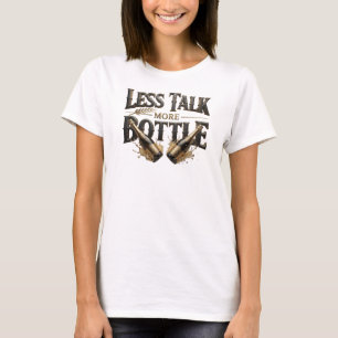 Camiseta Design de texto LARANJA ESBELTO MENOS FALA MAIS GA