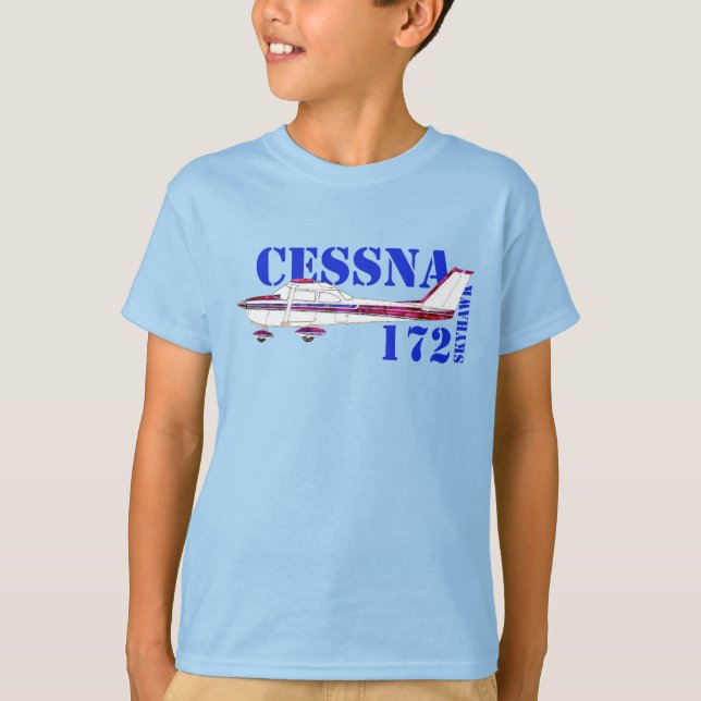 Camiseta Design de texto Negrito da Ilustração Skyhawk Cess (Frente)