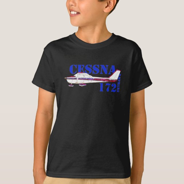 Camiseta Design de texto Negrito da Ilustração Skyhawk Cess (Frente)