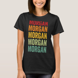 Camiseta Design de texto Rainbow do Condado de Morgan