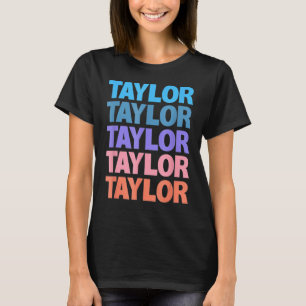 Camiseta Design de texto Retro Taylor