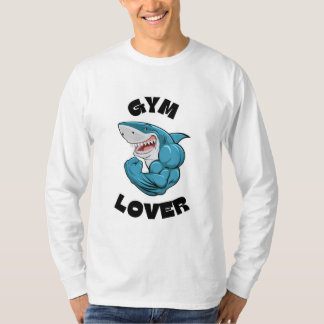 Camiseta Design de texto T-Shirt Gym Lover - Perfeito para