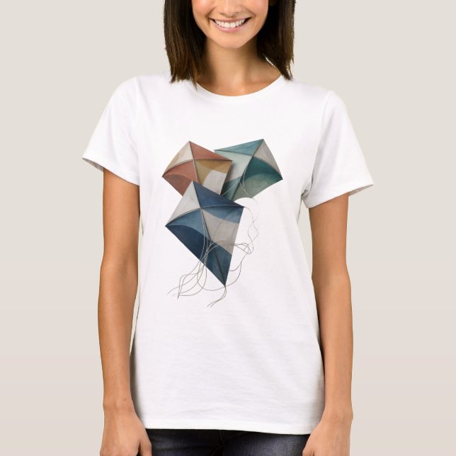 Camiseta Design de texto VOO DE PIPA Cinza Engraçado (Frente)