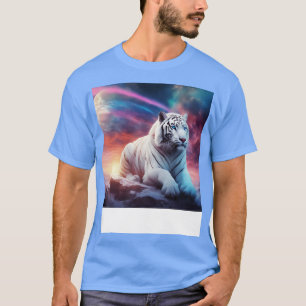 Camiseta design de tigre branco