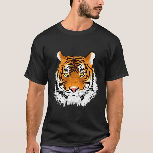 Camiseta Design de Tigre Distinto (Frente)
