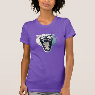Camiseta Design de Tigre Raiva Raiva