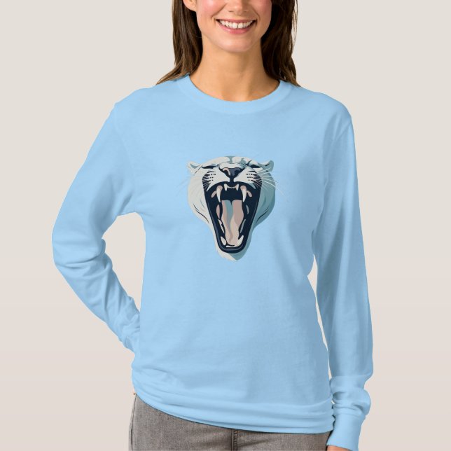 Camiseta Design de Tigre Raiva Raiva (Frente)