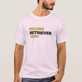 Camiseta Design de Tipografia Amante de Cadela Mãe Retrieve