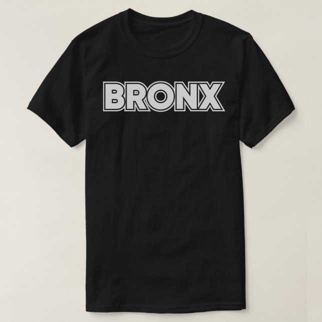 Camiseta Design de Tipografia Bronx (Frente do Design)