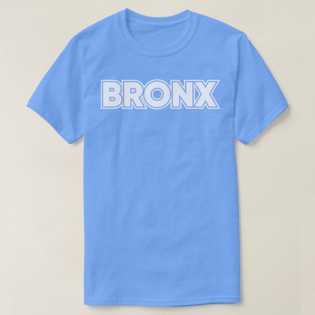 Camiseta Design de Tipografia Bronx TSirt (Frente do Design)
