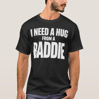 Camiseta Design de Tipografia de Citação de Abraço Engraçad
