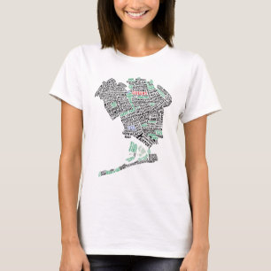 Camiseta Design de Tipografia de Queens New York