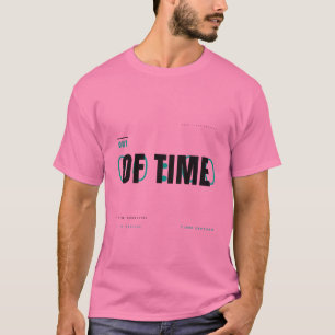 Camiseta Design de Tipografia de Tecnologia Fora do Tempo