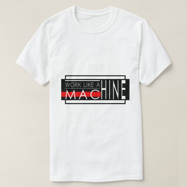 Camiseta Design de Tipografia de Texto Branco Moderno (Frente do Design)