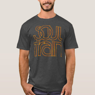 Camiseta Design de Tipografia do Comboio de Alma