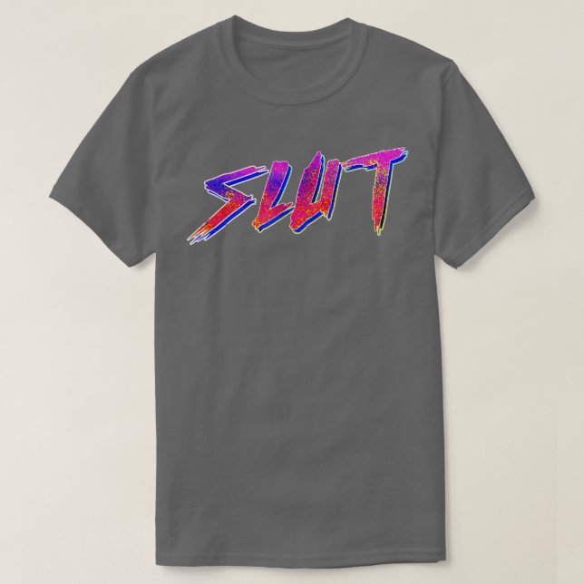 Camiseta design de Tipografia do Estilo 80s (Frente do Design)