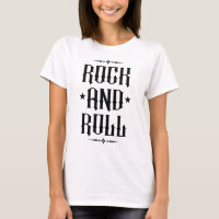 Design de Tipografia Gótica de Rock and Roll