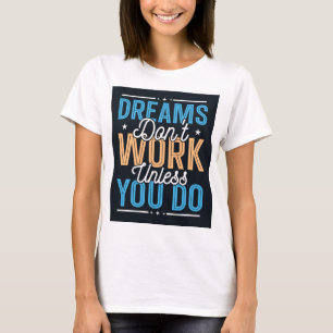 Camiseta Design de Tipografia Inspirativa