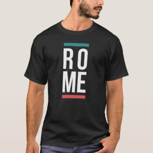 Camiseta design de tipografia negrito da cidade de Roma