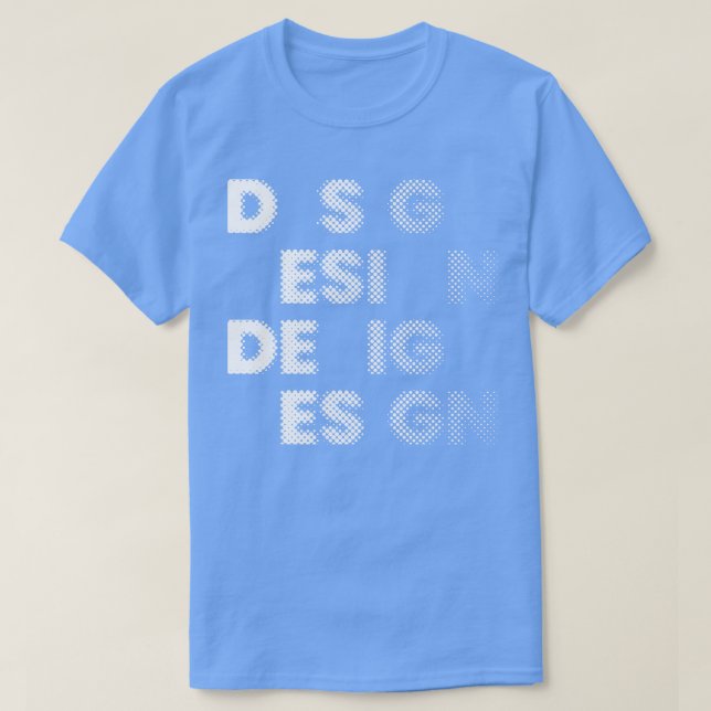 Camiseta Design de Tipografia Raster (Frente do Design)