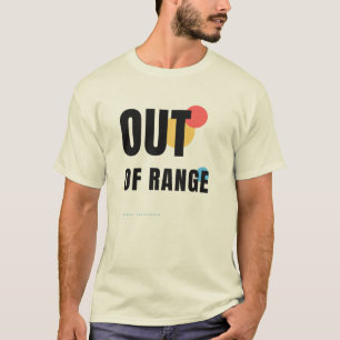 Camiseta Design de Tipografia Tech Fora do Alcance