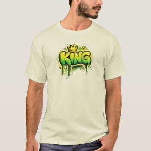 Camiseta Design de tipografia urbana streetwear Grafite KIN