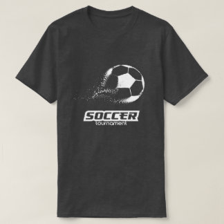 Camiseta Design de Torneio de Bola de Futebol de Partículas