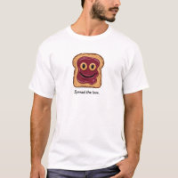 Design de Torrada de Geleia Fofa Espalhe o Amor