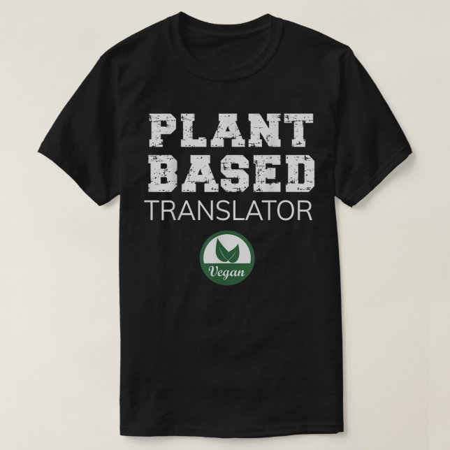 Camiseta Design de tradutor baseado em planta (Frente do Design)
