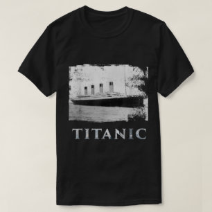 Camiseta Design de Transatlântico Titanic Vintage